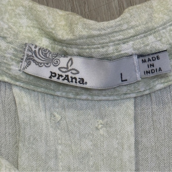 PRANA WOMEN'S ANINI TUNIC SZ L CELADON MISTY GREEN - Picture 9 of 12